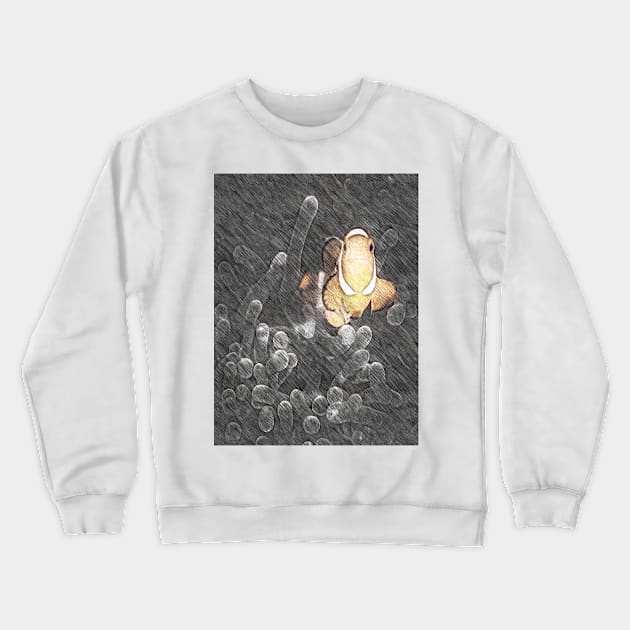 Clownfish Crewneck Sweatshirt by Banyu_Urip